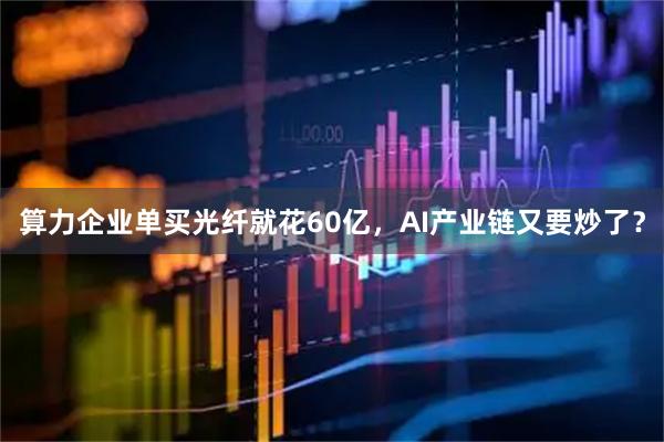 算力企业单买光纤就花60亿，AI产业链又要炒了？