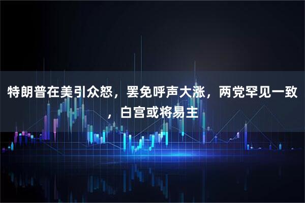 特朗普在美引众怒,罢免呼声大涨,两党罕见一致,白宫或将易主